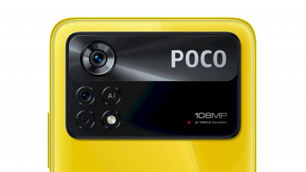 Câmera de 108 MP do Poco X4 Pro 5G