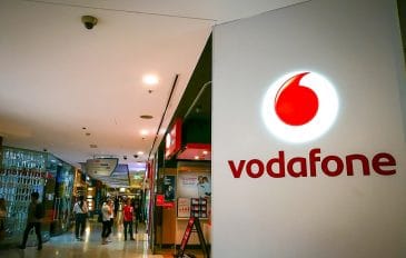 Fachada de loja da Vodafone em Sydney, na Austrália