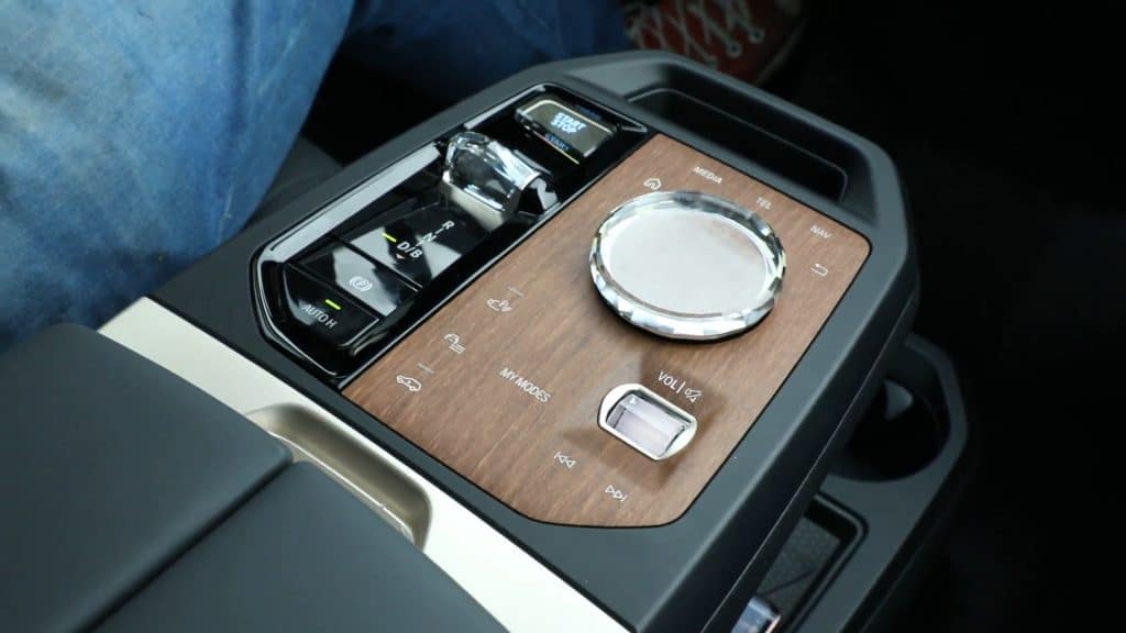 Console central do BMW iX