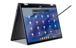 Acer lança Chromebook 2 em 1 premium e tablet Chromebook