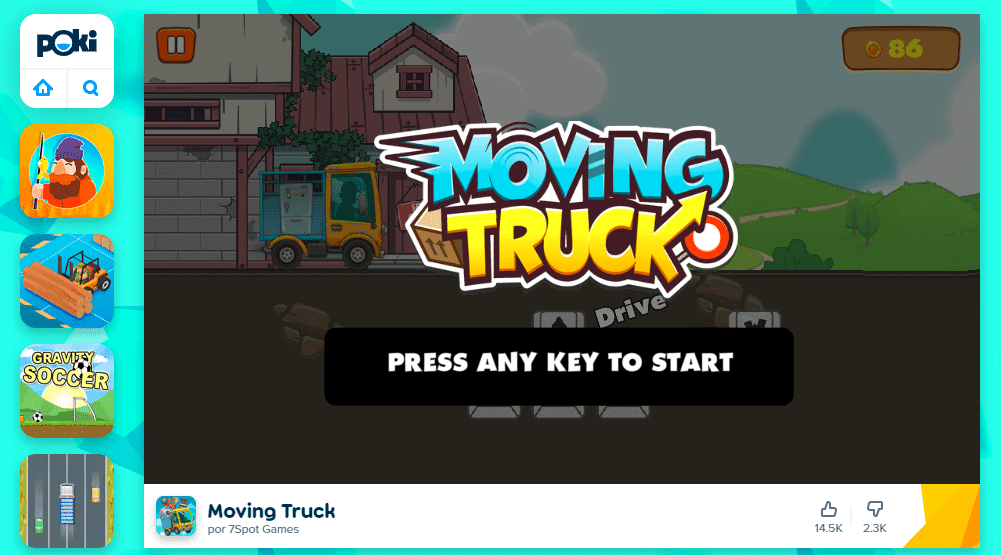 jogos de caminhão online