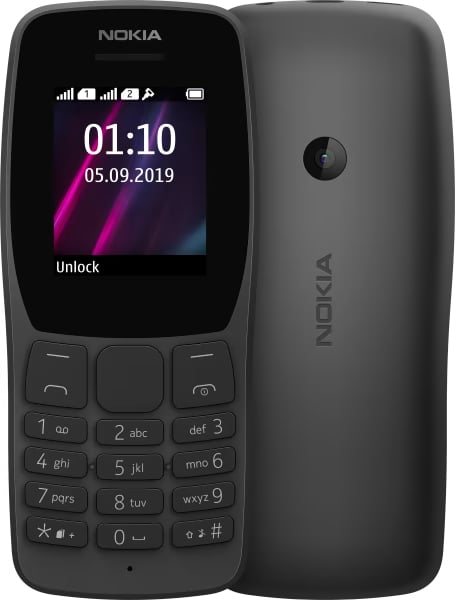 Celular Nokia 110 com teclado físico