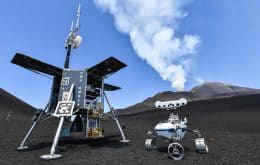 Engenheiros alemães testam robôs lunares próximo ao vulcão Etna, na Itália