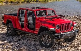 Jeep divulga teaser e data de lançamento da picape Off Road Gladiator no Brasil