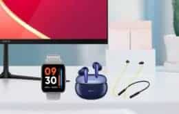 Realme lança Watch 3, dois fones bluetooth e um monitor