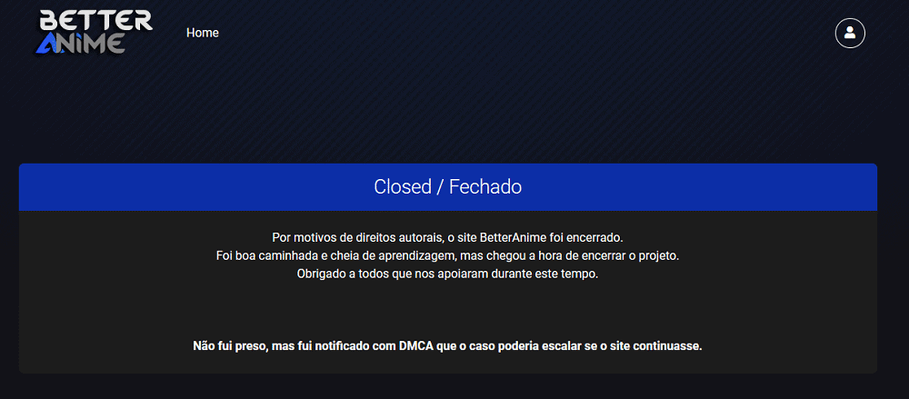 Sites Piratas de animes BetterAnime e Animes Vision são fechados