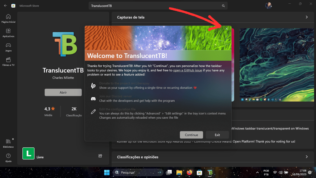 Windows 11: como deixar a barra de tarefas transparente