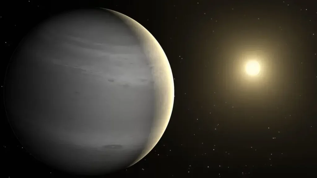Ilustração artística do novo exoplaneta (Credito: NASA)