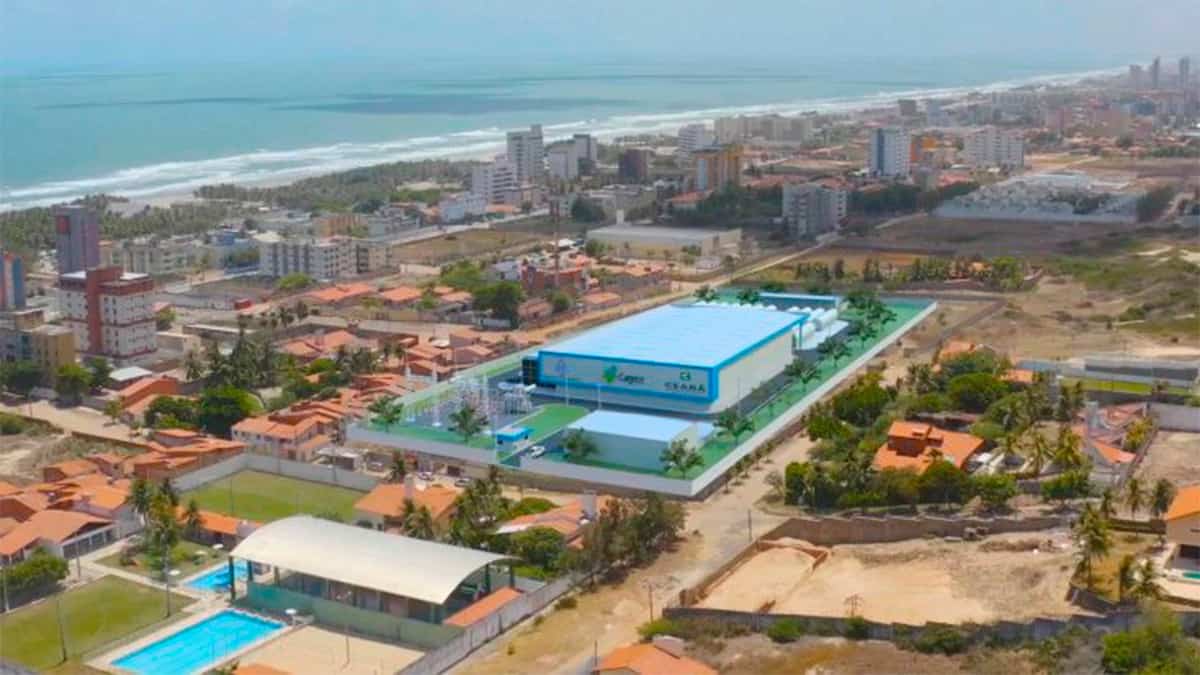 Usina dessalinização água em Fortaleza