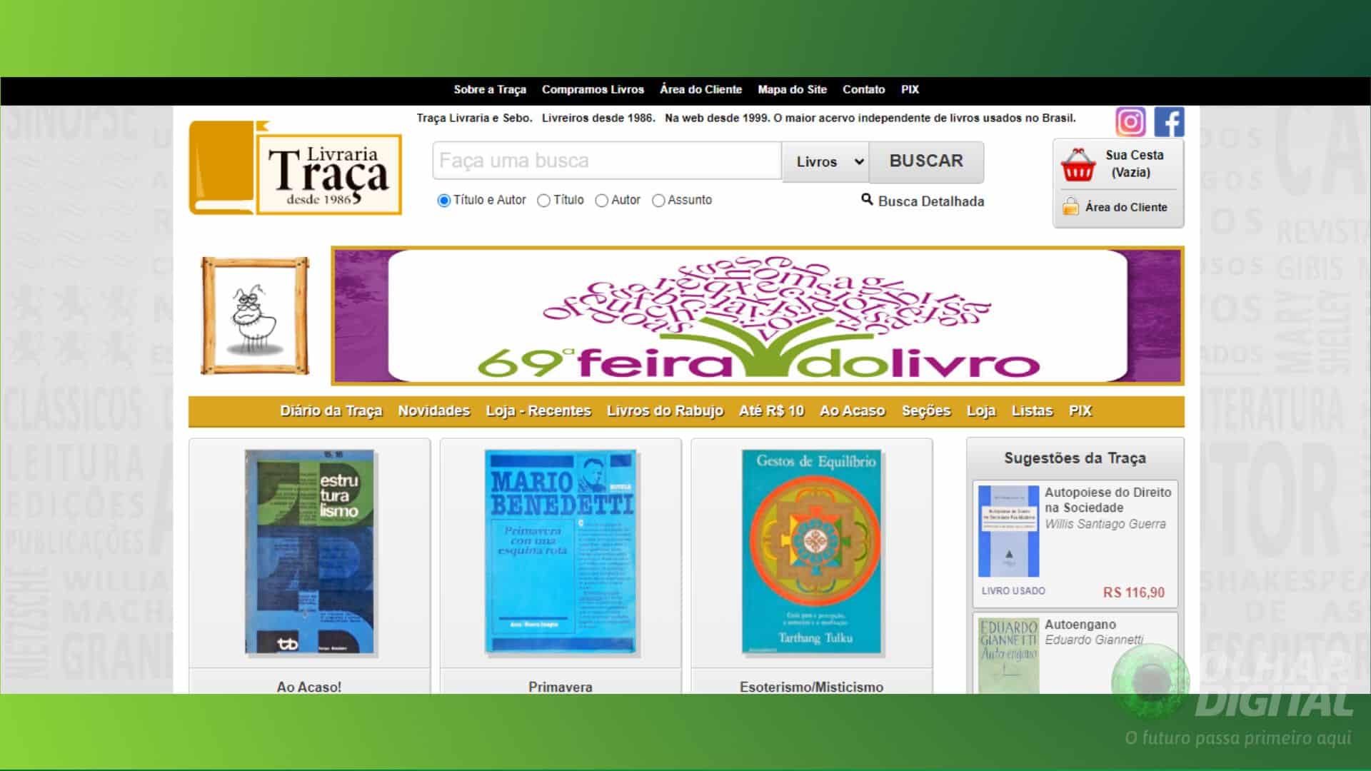 Onde comprar livros mais baratos na internet?