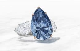 Diamante azul é leiloado por mais de R$214 milhões