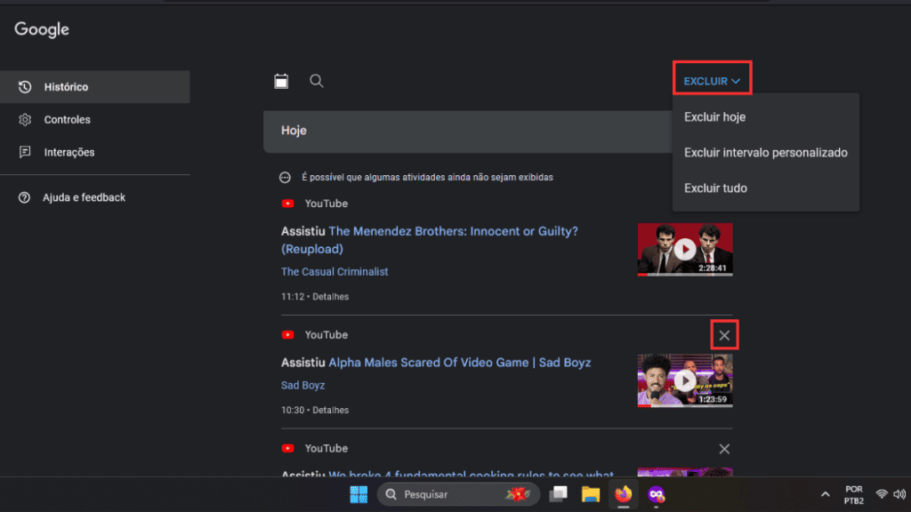 Como alterar recomendações no YouTube 