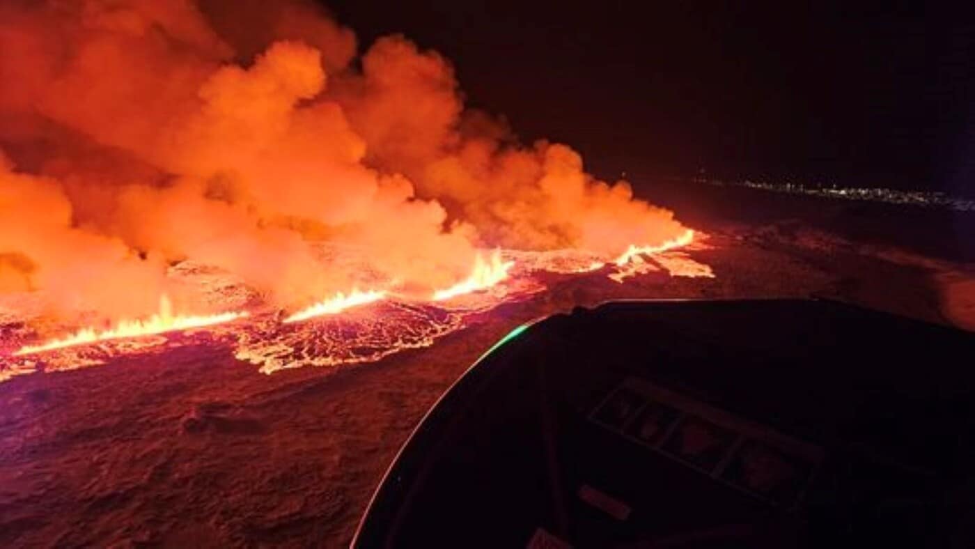 Vulcão na Islândia lançou “piscinas olímpicas” de lava a cada 20 segundos